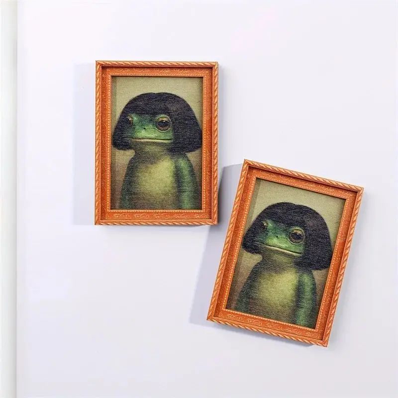 إطار صور خشبي صغير على شكل ضفد - مراجعة Engraved Wood Frame وسعره