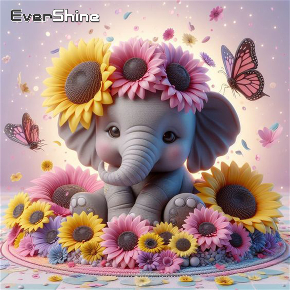 لوحة ماسية من Evershine-Elepha - مراجعة Photo Mosaic Print وسعره