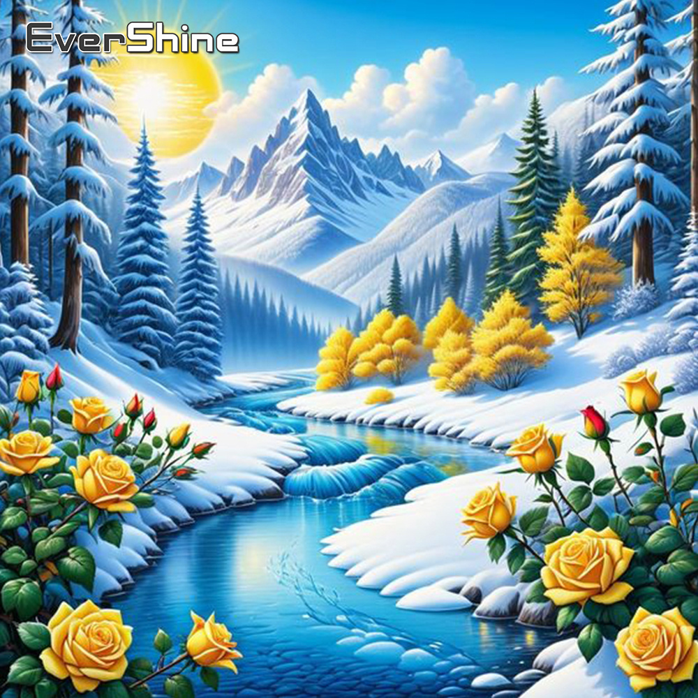 Evershine نهر الماس اللوحة الم - مراجعة Photo Mosaic Print وسعره