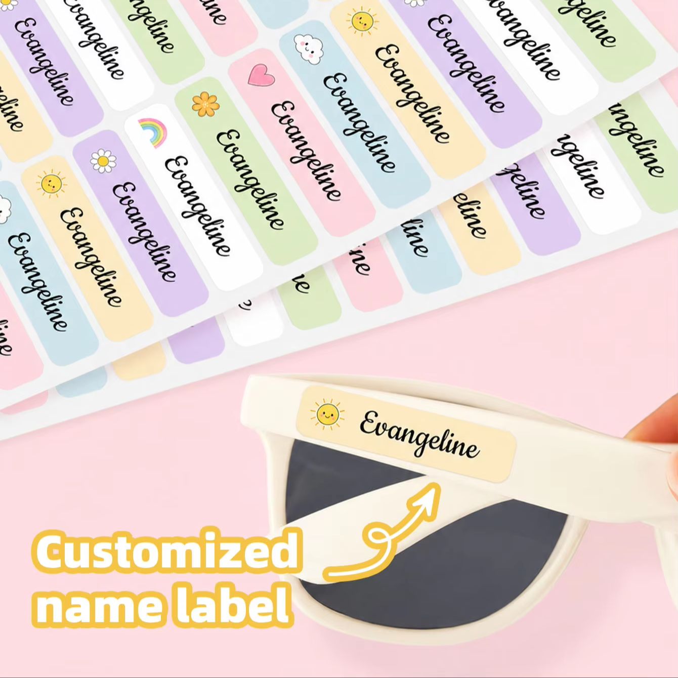 1-300 قطعة ملصقات أسماء مخصصة، - مراجعة Personalized Name Box وسعره