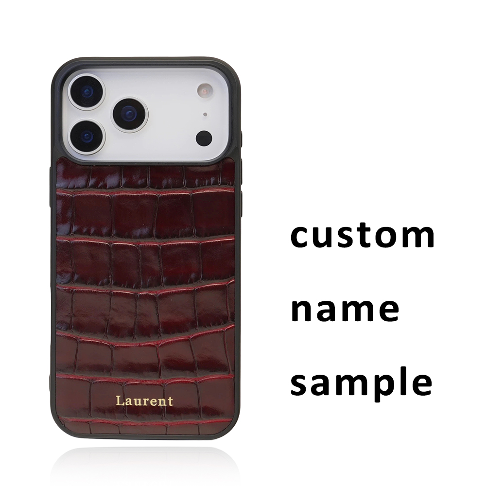 غطاء هاتف فاخر مخصص من الجلد ا - مراجعة Personalized Name Box وسعره