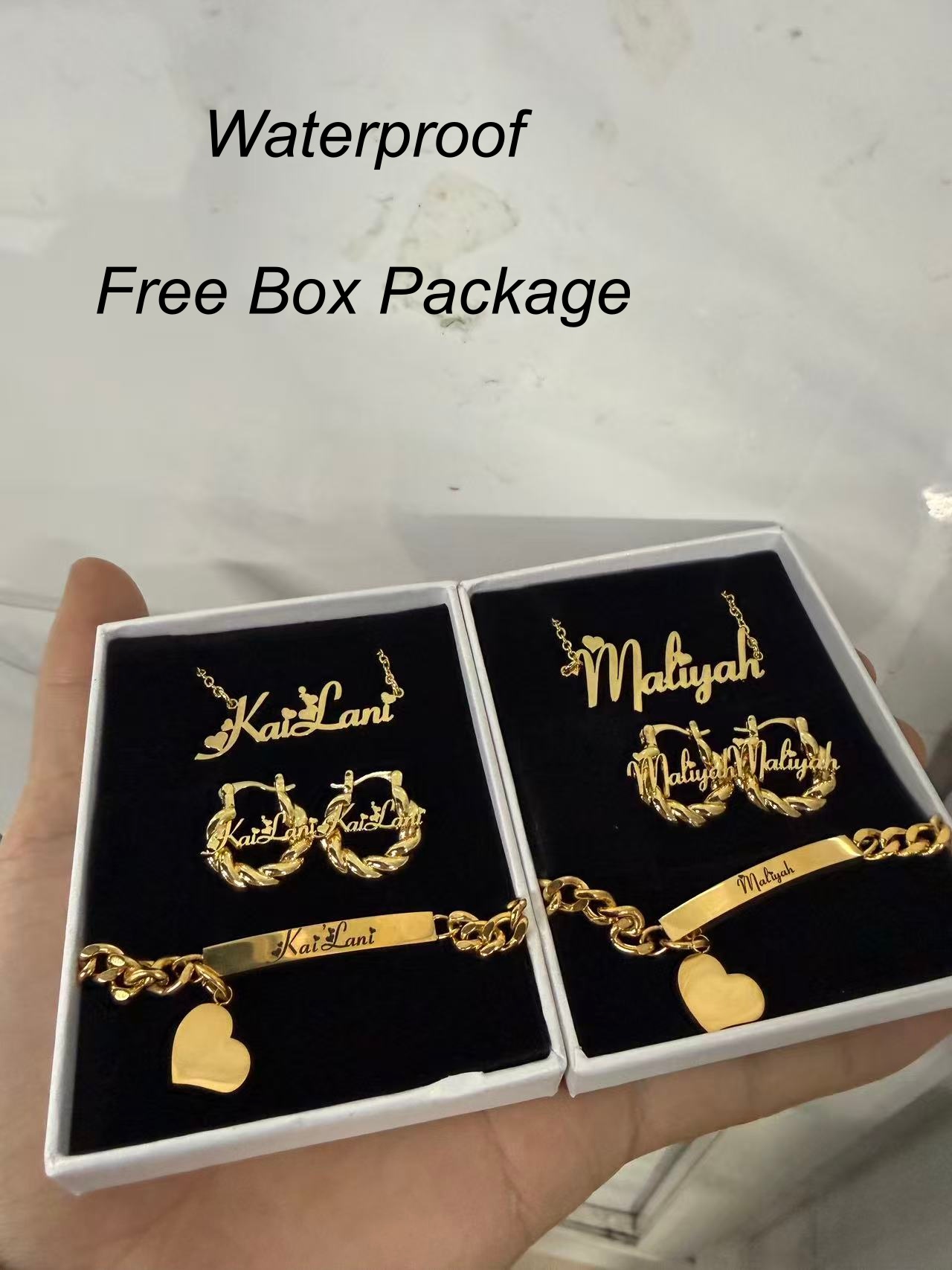 مجموعة مجوهرات مخصصة للأطفال م - مراجعة Name Necklace Custom وسعره